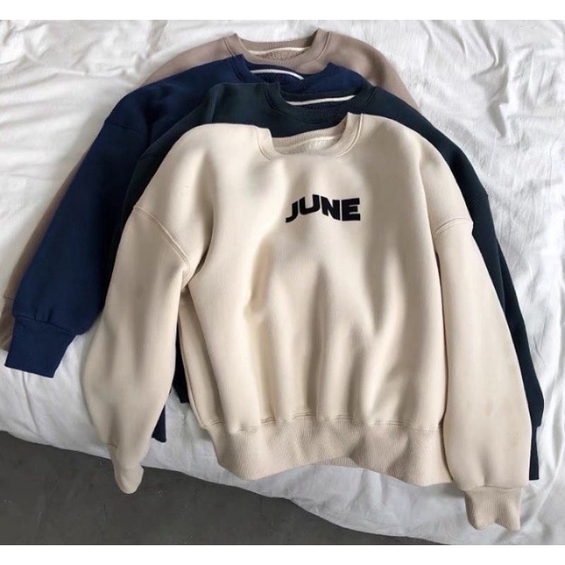 JUNE SWEATER WANITA -  SWEATER OVERSIZE - SWEATER JUMBO - SWEATER KOREA