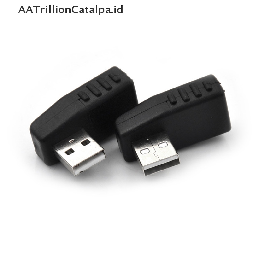 Adapter Konektor Extension USB 2.0 Male Ke Female Bentuk L