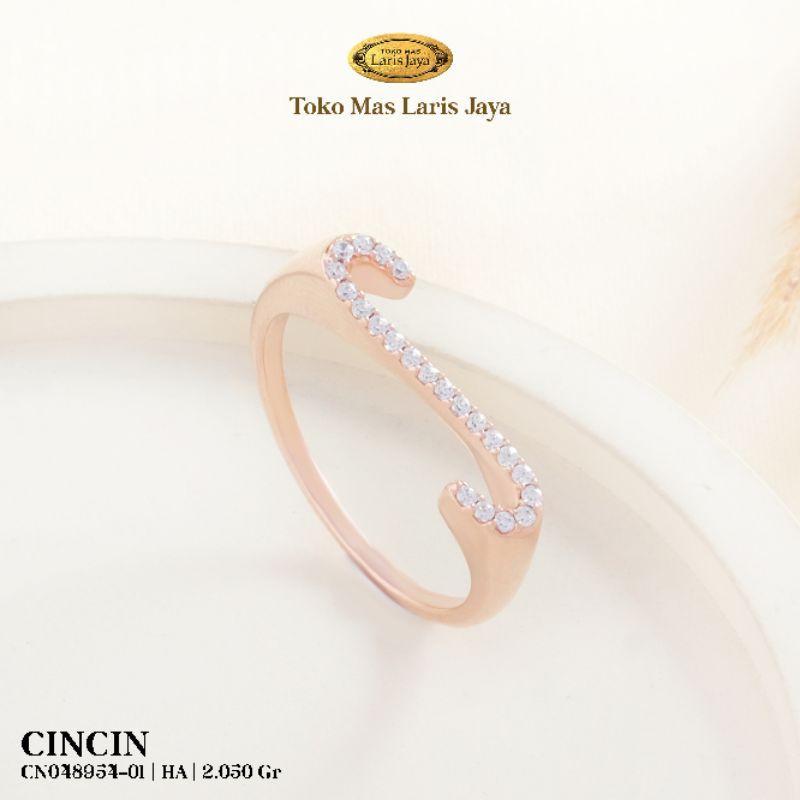 Cincin rosegold listring s btad kadar 375