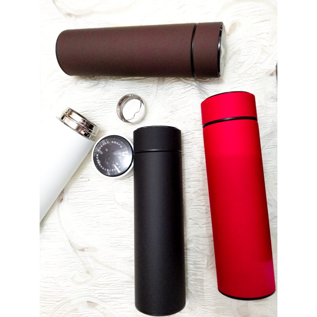 TERMOS AIR PANAS LED H220 / THERMOS STAINLESS / TERMOS LED  / TERMOS VACUM / TUMBLER LED / TUMBLER AIR PANAS DINGIN / TERMOS SUHU TEMPERATUR DOFF H220 / TERMOS SUSU / TERMOS PORTABLE