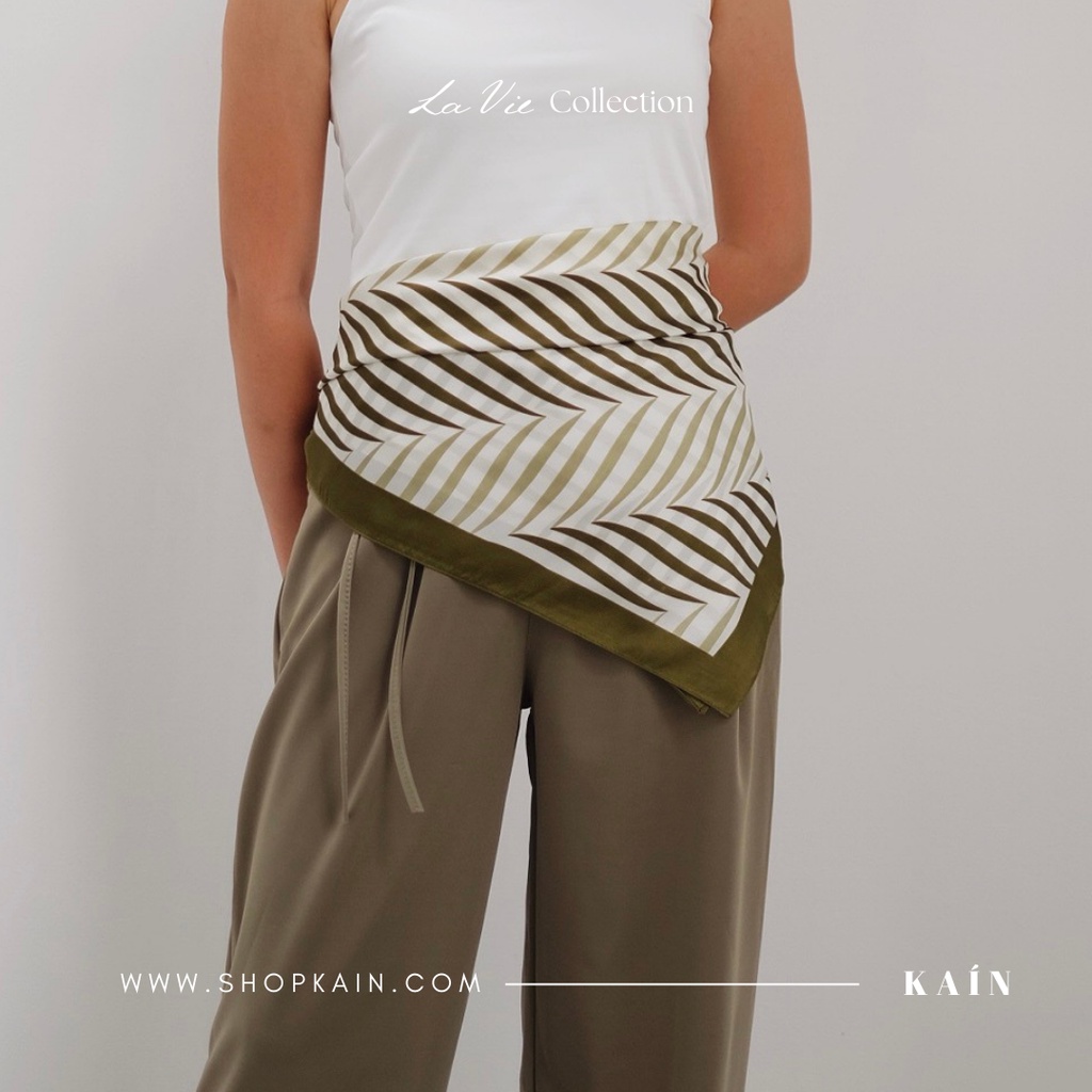 SHOPKAIN PALM scarf in Pear - LA VIE  Collection