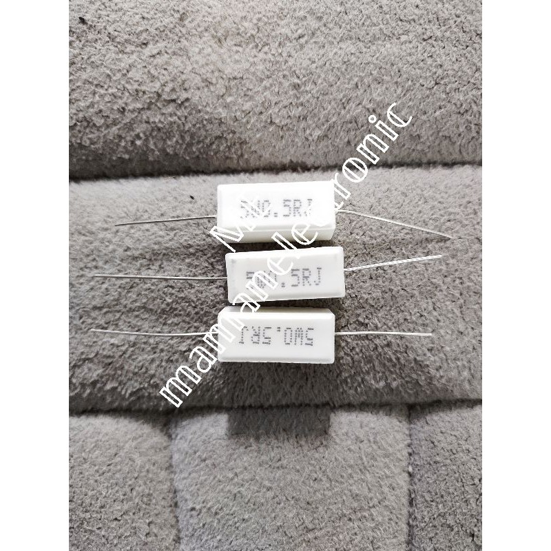 Resistor Kapur 5W 0,5Ohm