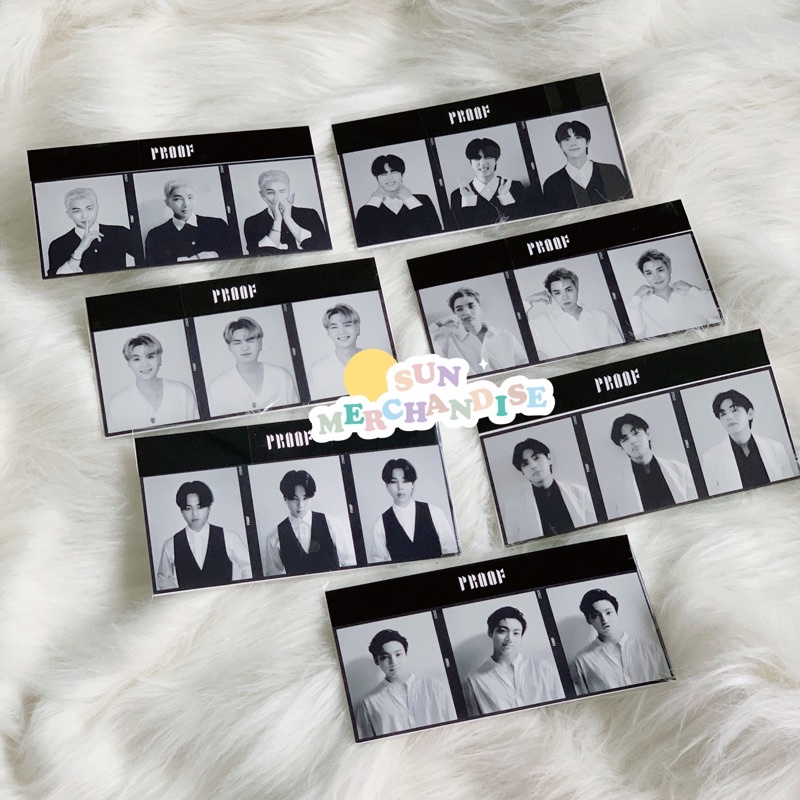 READY STOCK - BTS PROOF OFFICIAL WEVERSE POB GIFT TRIPTYCH PHOTO PC - JUNGKOOK V TAEHYUNG RM JIN SUG