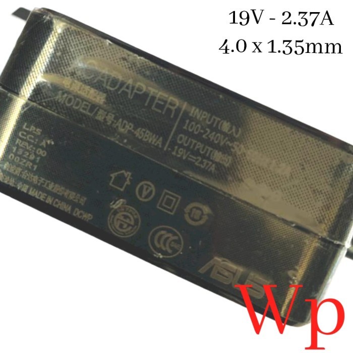 Adaptor Charger Ori Asus UX21 UX31 UX32 UX301 UX21A UX31A UX32A 2.37a