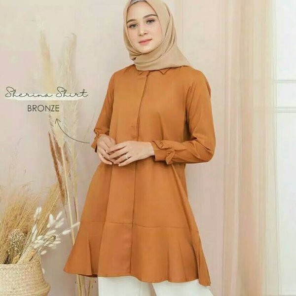 Tunik 4 Blouse Dewasa Muslim Wanita Baju Muslimah Atasan Murah Cewek Tunik Sale Terbaru Baju Kaos