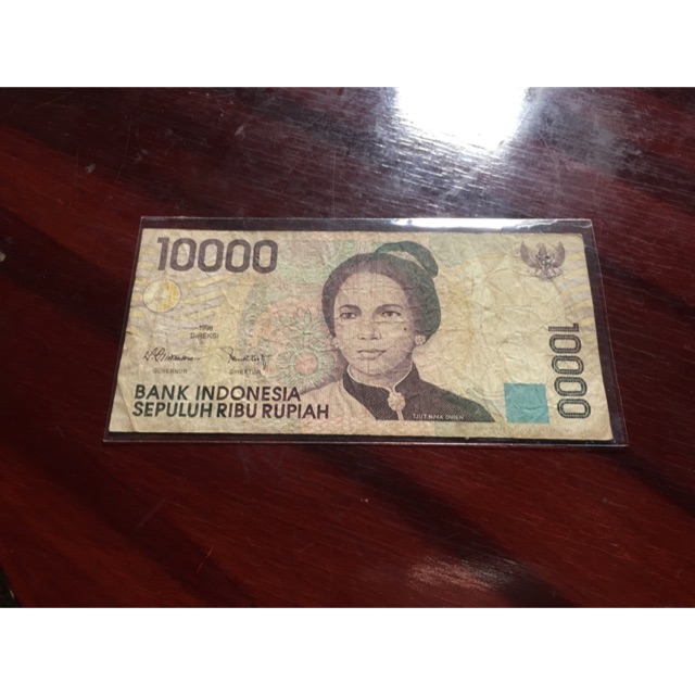 Uang Kuno Rp 10000 Cut nyak Dien