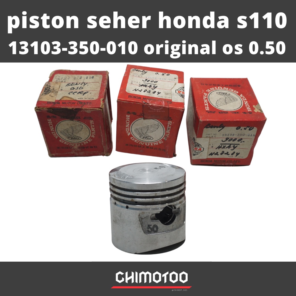 piston seher honda s 110 benly original os 0.50