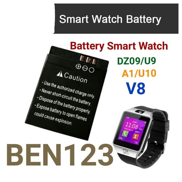Battery Smartwatch U9 DZ09
