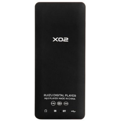 Ruizu X02 HiFi DAP MP3 Player 8GB - Black