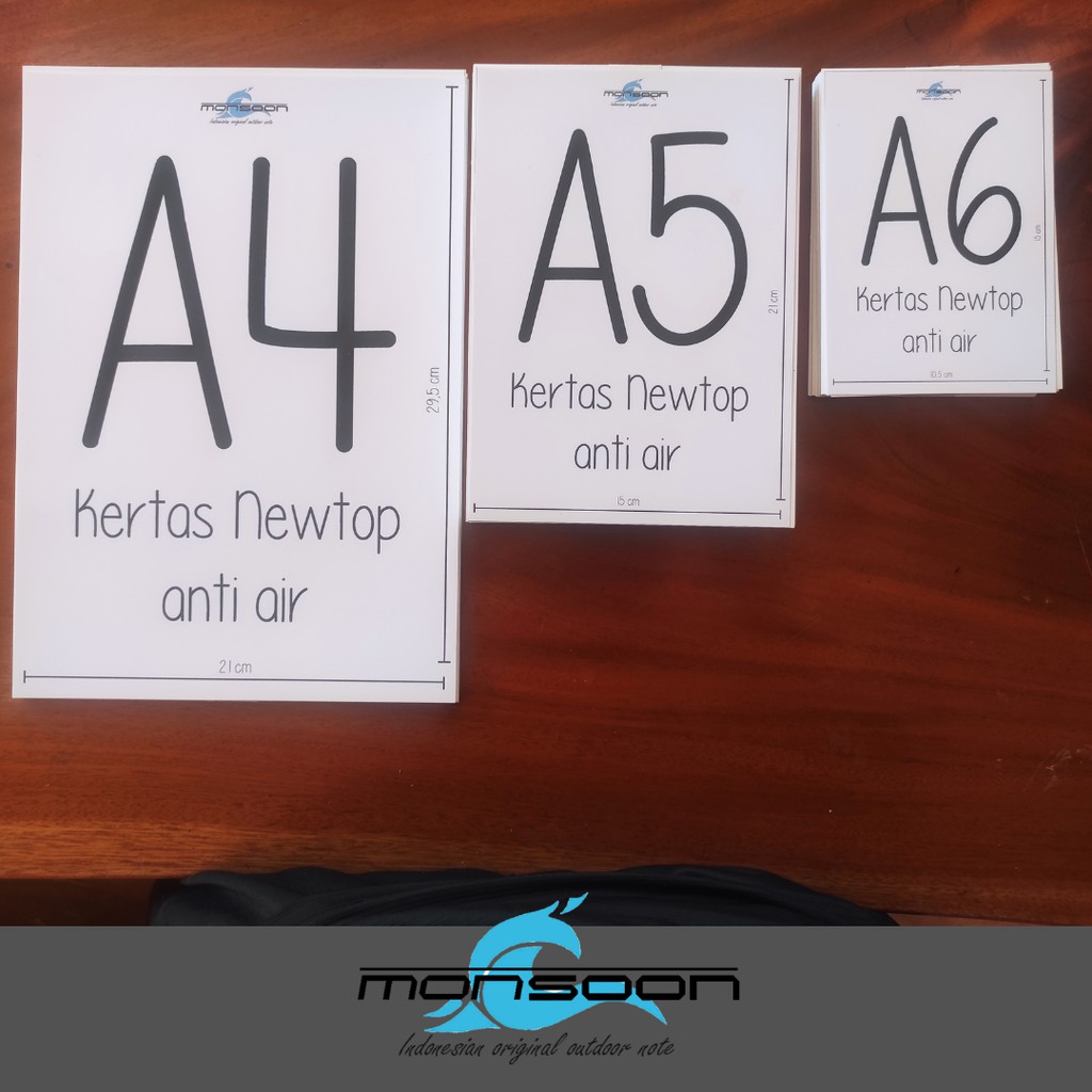 

Kertas Anti Air | Kertas Newtop | Kertas dapat ditulis di dalam air | Harga per Pcs