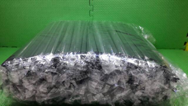 ISI:250 PCS SEDOTAN 6MM 20CM HITAM BUNGKUS PLASTIK STERIL HEGIENIS KOPI LANCIP RUNCING BISA 22OZ