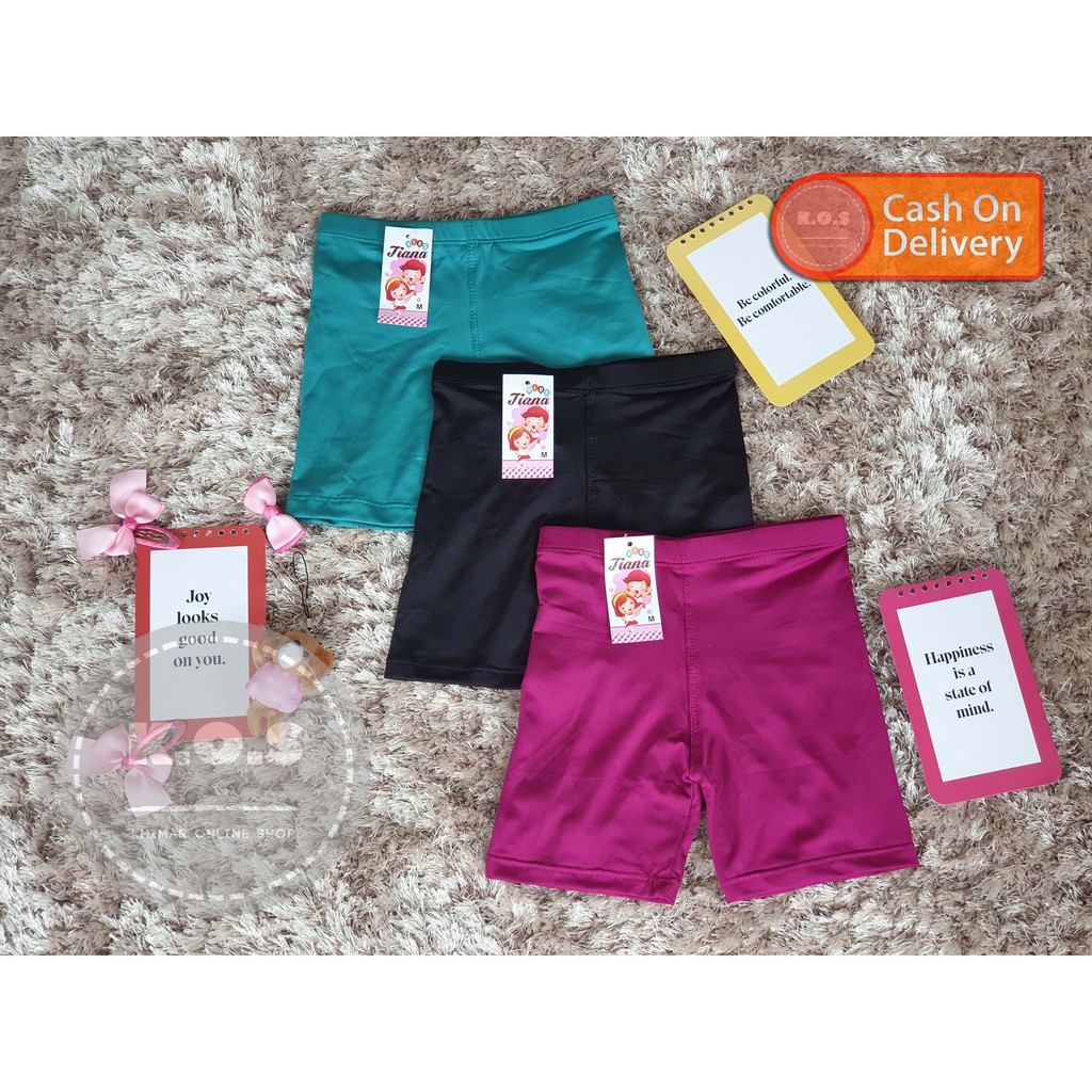 short anak daleman legging pendek anak size s,m,l,xl,xxl