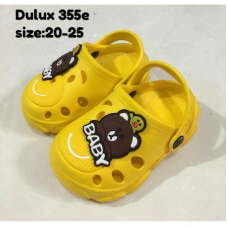 DX-355E Sandal Baim Anak Laki Laki Cowok Karakter Beruang Baby Merek Dulux Size 20-25