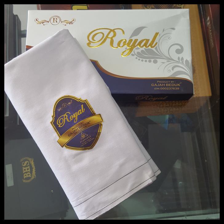 sarung royal hitam polos