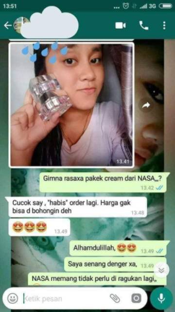 Moreskin Pink Nasa Kemasan Baru