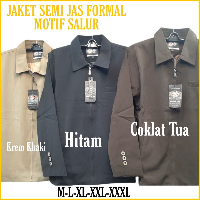 JAKET JAS JASKET SEMIJAS JAS JAKET SBY MOTIF SALUR | Salur Vertical Twist Saku Dalam Pundak Busa | Seragam Pesantren, Pengajian, Majlis Taqlim, Relawan, Acara Keagamaan, Guru, Hadiah Orang Tua | by~ Greatlee Kaleva