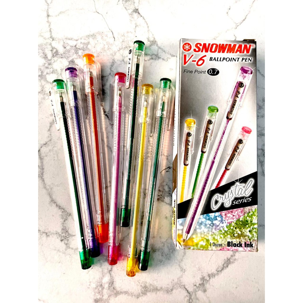 

pulpen/ pulpen snowman v6 / ballpoint / atk