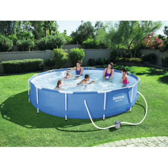 Kolam Renang Family Pool Ukuran 3.66 Meter Pro Framed Steel Pool