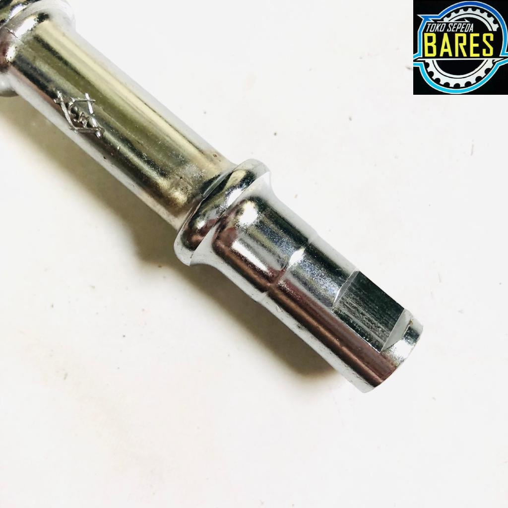 BB Axle Sepeda Chin Haur Y3 / CA Rally / 3616 Mini Bottom Bracket Bulat / As Tengah