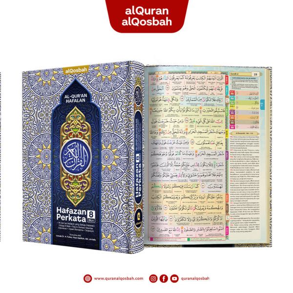 AlQuran Hafazan 8 Blok Perkata ukuran A4