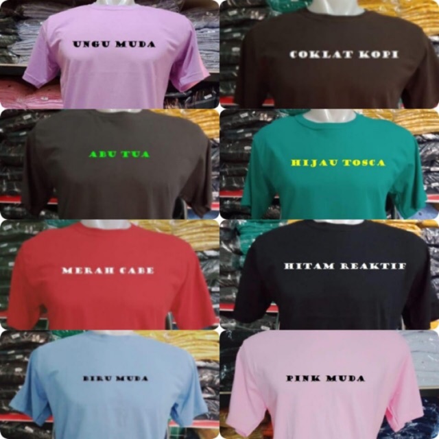 Kaos Polos Knitto
