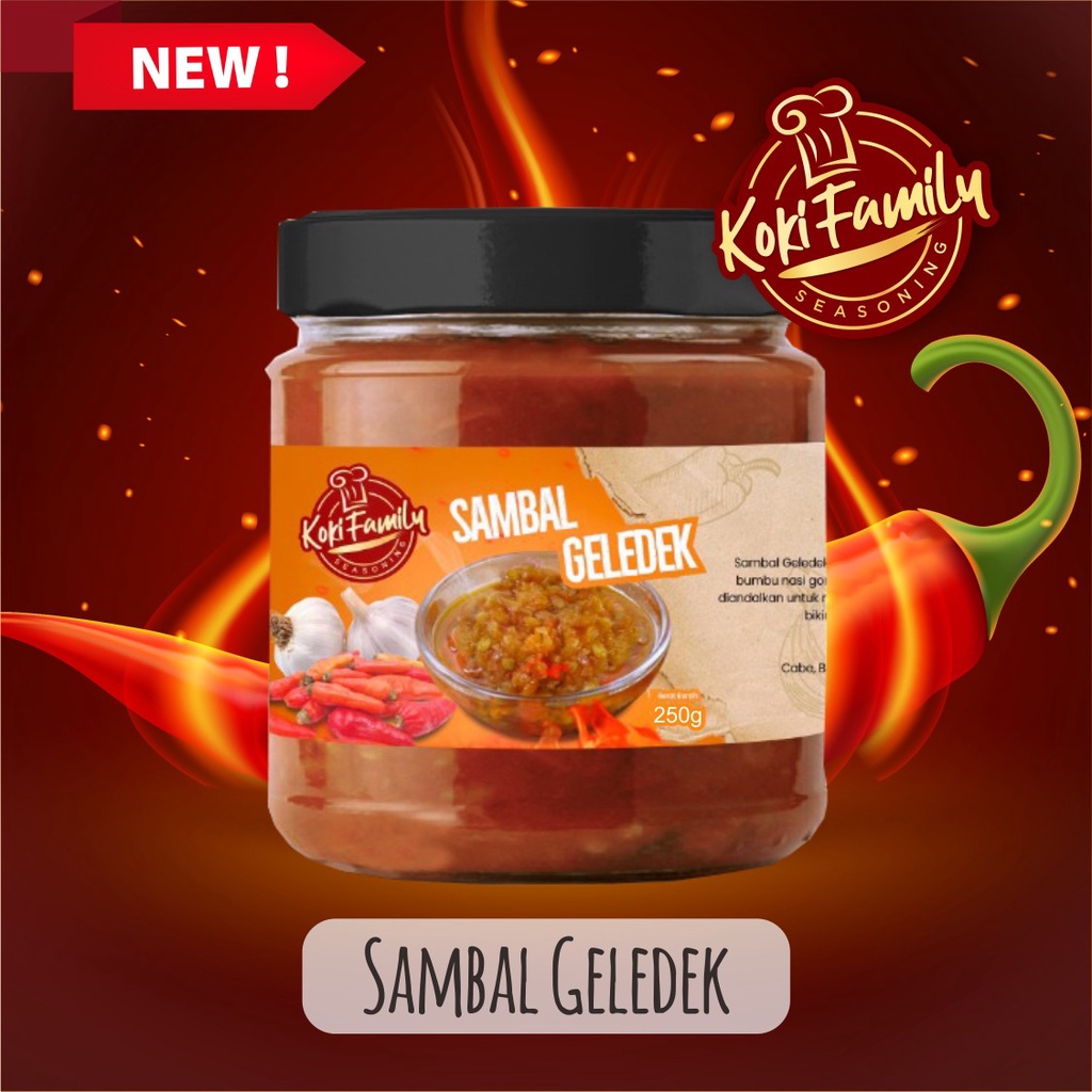 

Koki Family Sambal Gledek - 200gr + Bumbu Instant 50gr