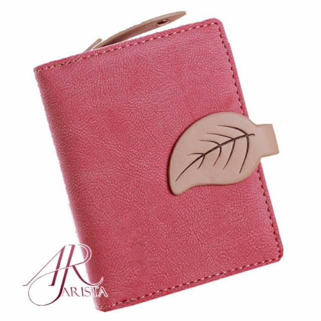 DOMPET WANITA SERI DAUN - dompet lipat wanita KOREAN  FASHION WALLET