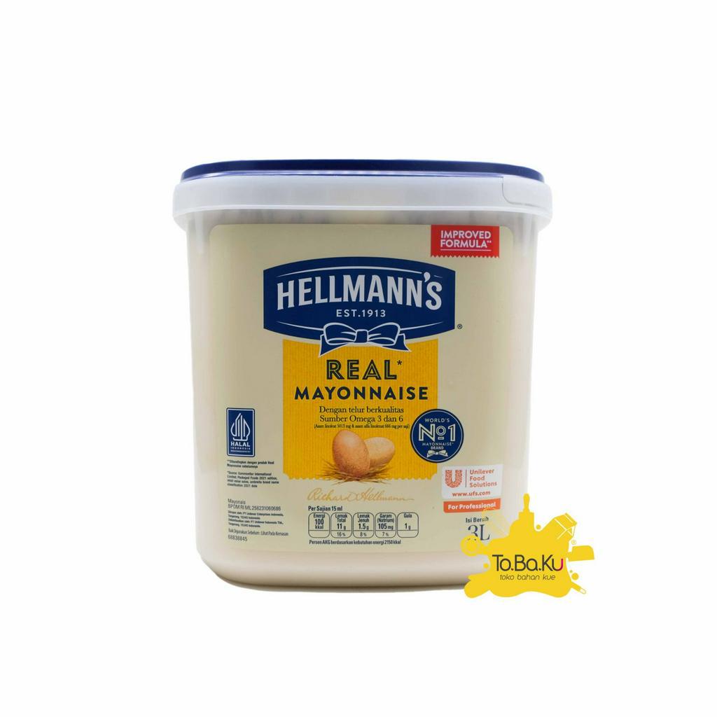 

Hellmann's Real Mayonnaise 250gr (Kemasan Repack)