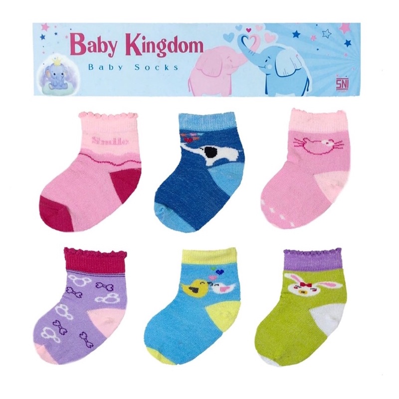 1234OS - Baby Kingdom - Kaos Kaki Bayi isi 3 Psg . SNI