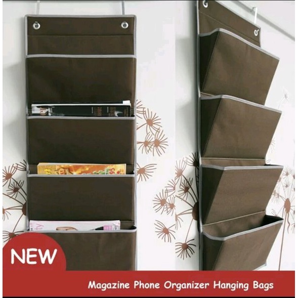 RAK BUKU GANTUNG POLOS - HANGING BOOK ORGANIZER