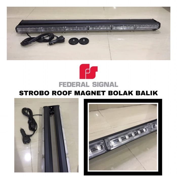 ADN.in S.kedip Roof Magnet Atap Bolak Balik 2 sisi x 6 Bar Fedsig