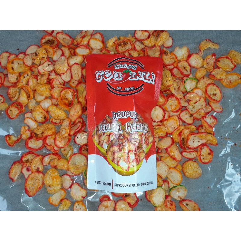 

Kerupuk Seblak 60 gram Original Snack Ceu Lili