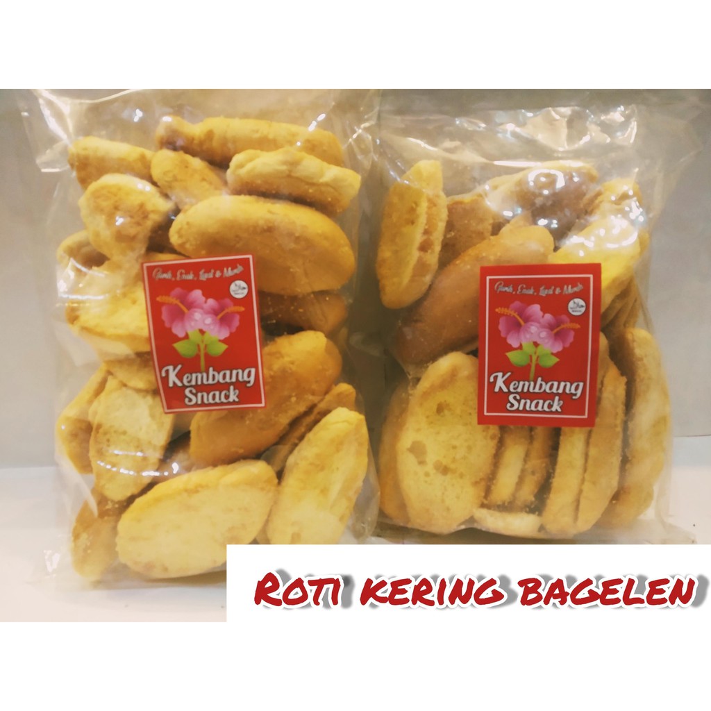 

KUE KERING-ROTI KERING BAGELEN RASA RUMBUTER KEMASAN 250GR-KEMBANG SNACK