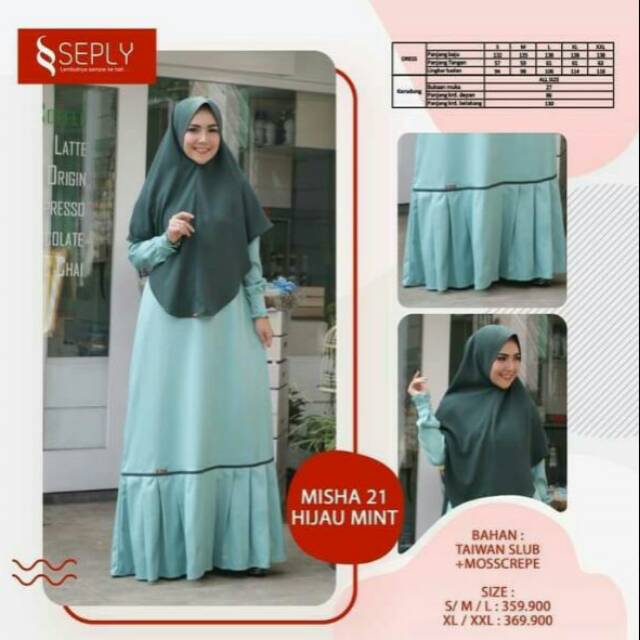 Seply Misha-21 Hijau Mint