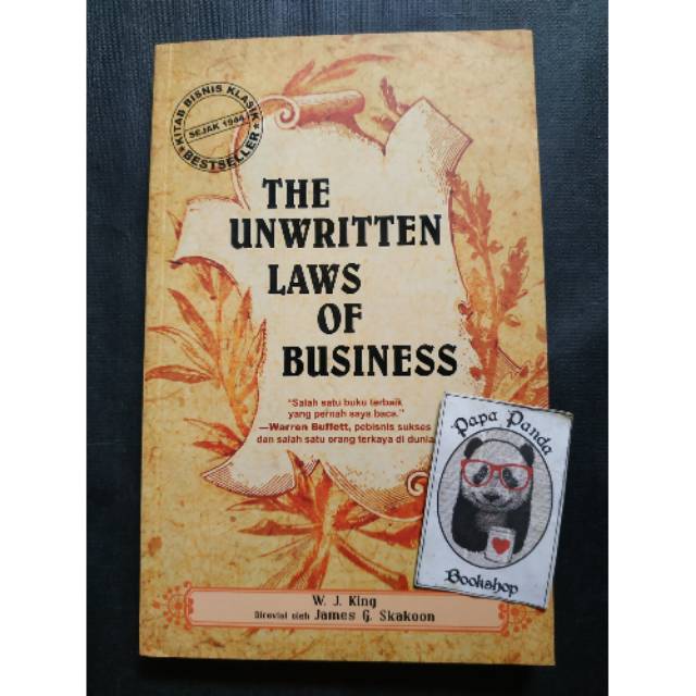 

The Unwritten Laws of Business