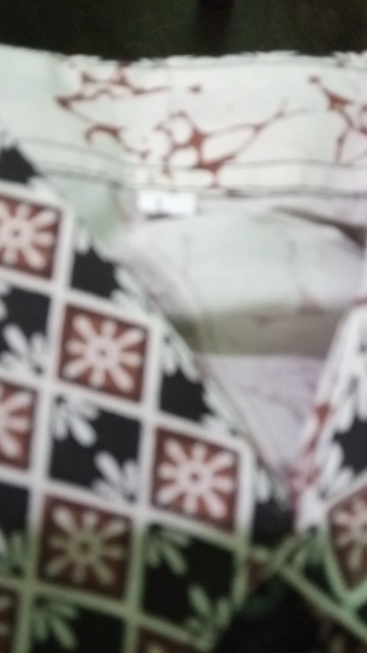 Bswart Batik Hrb026 Kenongo Hem Pendek Padi Pekalongan M L Xl Batik Pria Murah Modern Grosir