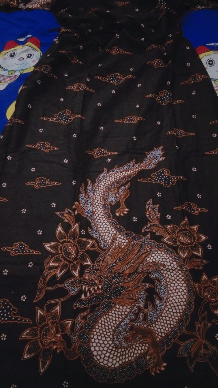 Gamis Batik (cod) Manggar Gamis Batik Pesta Model Terbaru