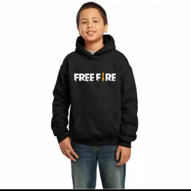 Sweater hoodie anak game free fire murah keren