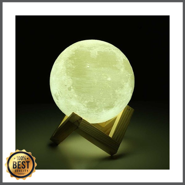 TG-DG211 TaffLED Dekorasi Rumah Lampu Tidur Bulan 3D Moonlight 8cm - LD002701