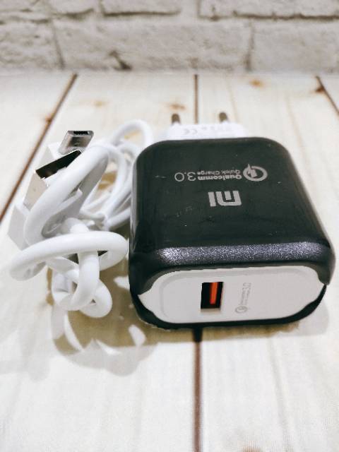 Micro Charger Qualcom 3.0A Type Samsung Oppo Vivo Xiaomi &amp; Realme