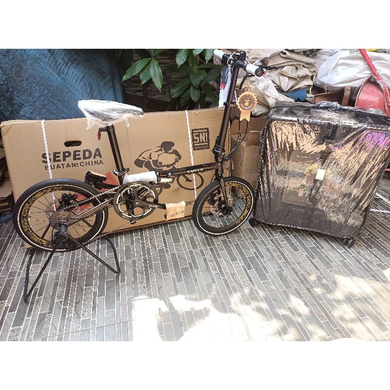 SEPEDA LIPAT ELEMENT TROY X 10 SP NEW + KOPER