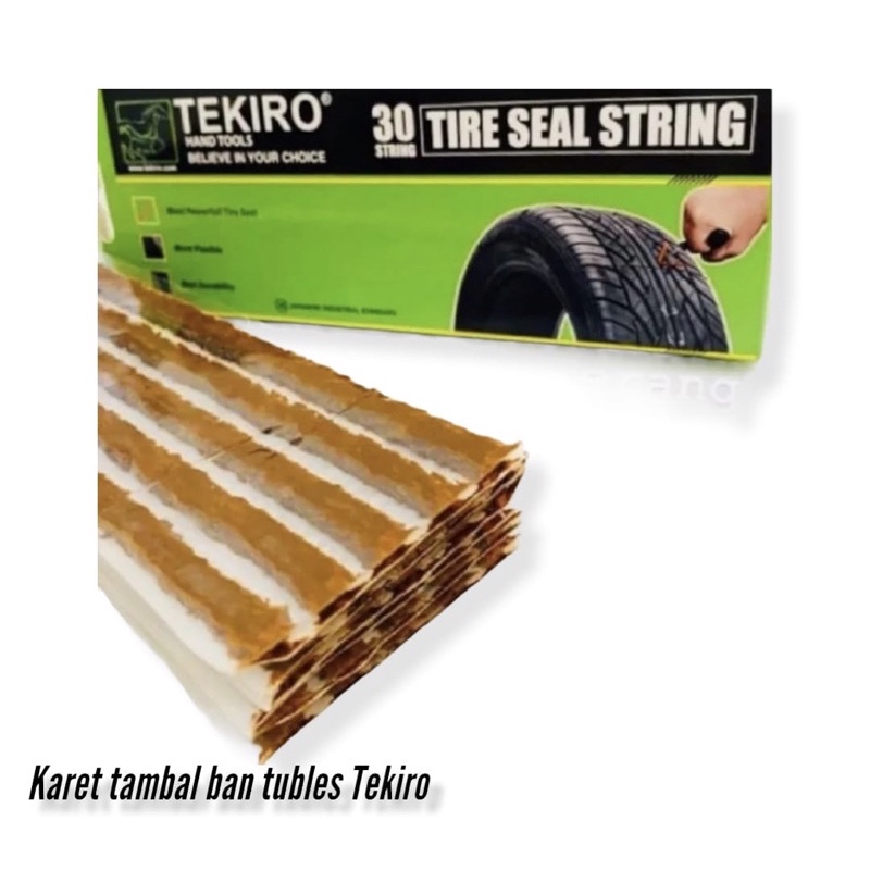 Karet tambal ban tubles isi 5pcs Tekiro - cacing lem ban tubles