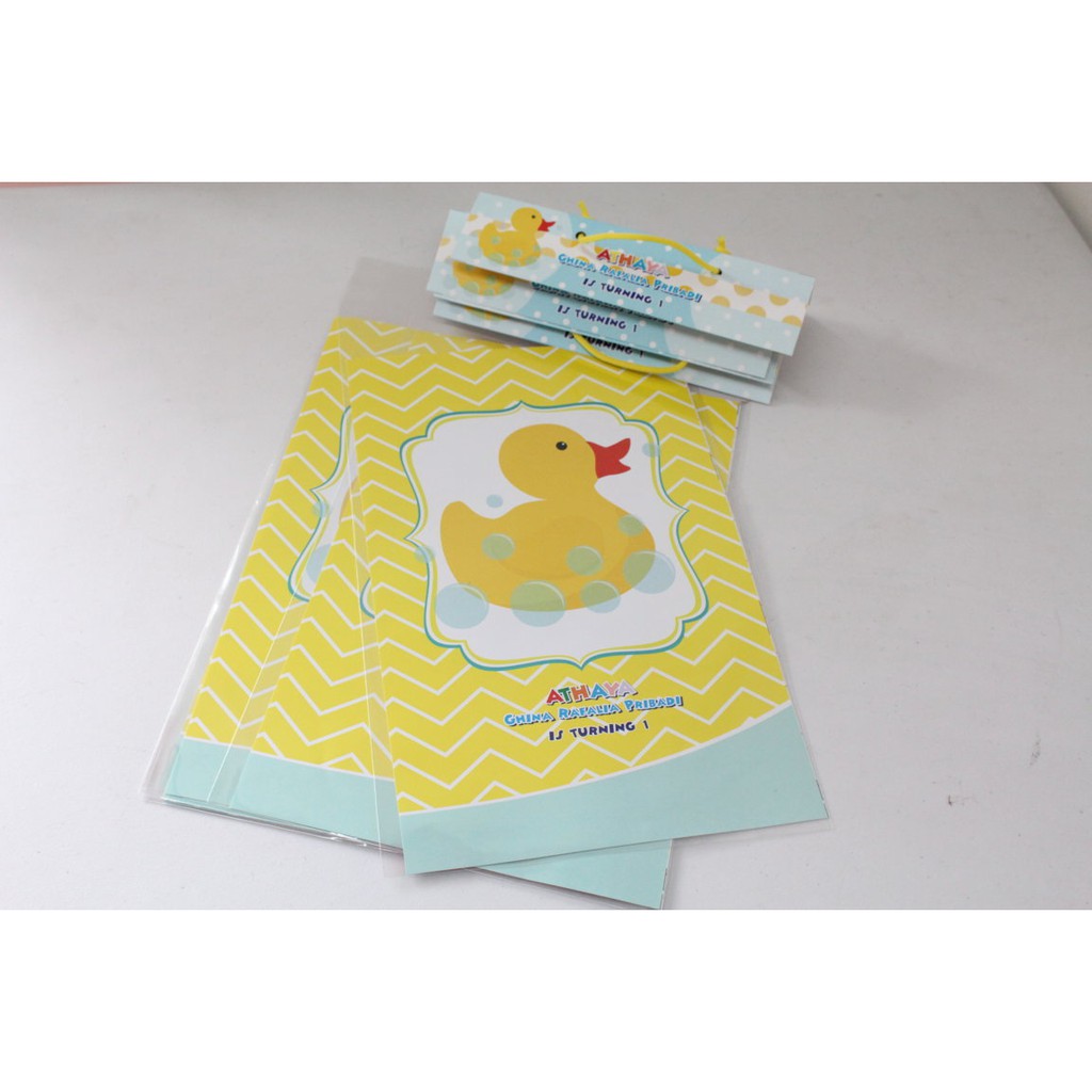 

plastik snack bebek / plastik bingkisan snack bebek / kantong snack bebek / plastik snack custom