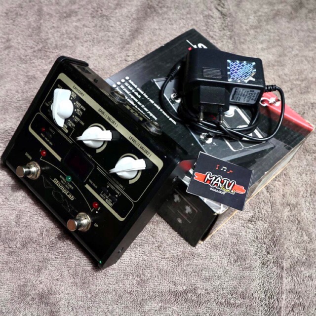 Efek gitar pedal elektrik vox stomplab IG IIG 1G 2G Distortion chorus reverb delay