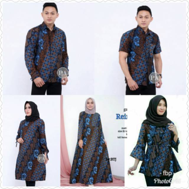 Couple SENO PARANG BIRU ORI batik garansi harga termurah ready stok