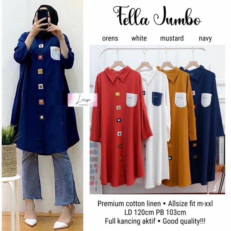 FELLA JUMBO TUNIK LAIQA
