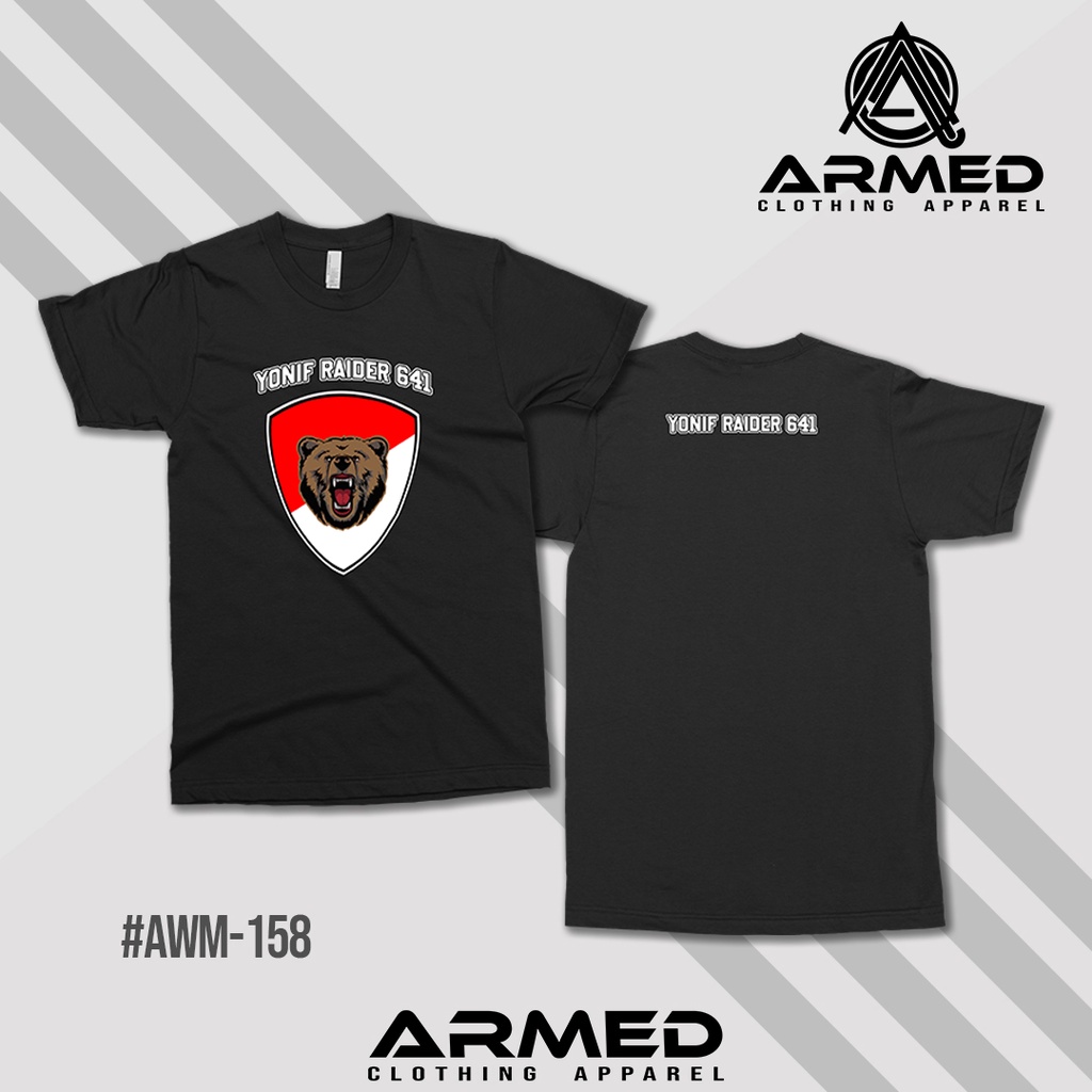 Kaos militer YONIF RAIDER 641 (AWM158)