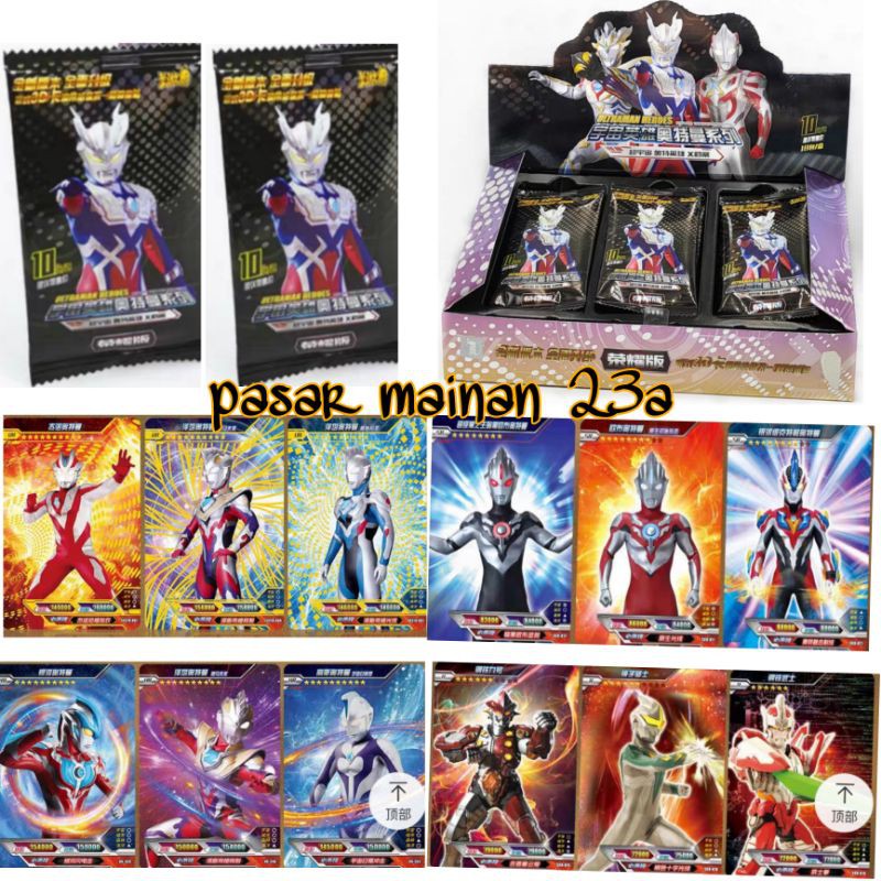 Mainan Anak Kartu Ultraman Orb  Tranding Card Ultraman Isi 16