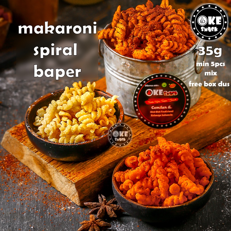 Makaroni Spiral Balado BBQ Super Pedas 36g