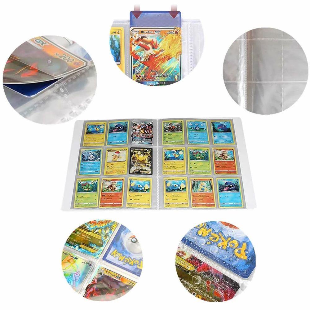 Lanfy Album Pokemon Buku Pokemons Mainan Anime 432kartu 9saku VMAX GX Kolektor Buku Game Card Binder